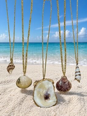 Hand Crafted Seashell Necklaces dropping soon